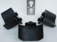 jump cups, keyhole tracks, breakaway adapters, metal keyhole tracks